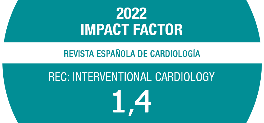 Primer factor de impacto de REC Interv Cardiol = 1,4